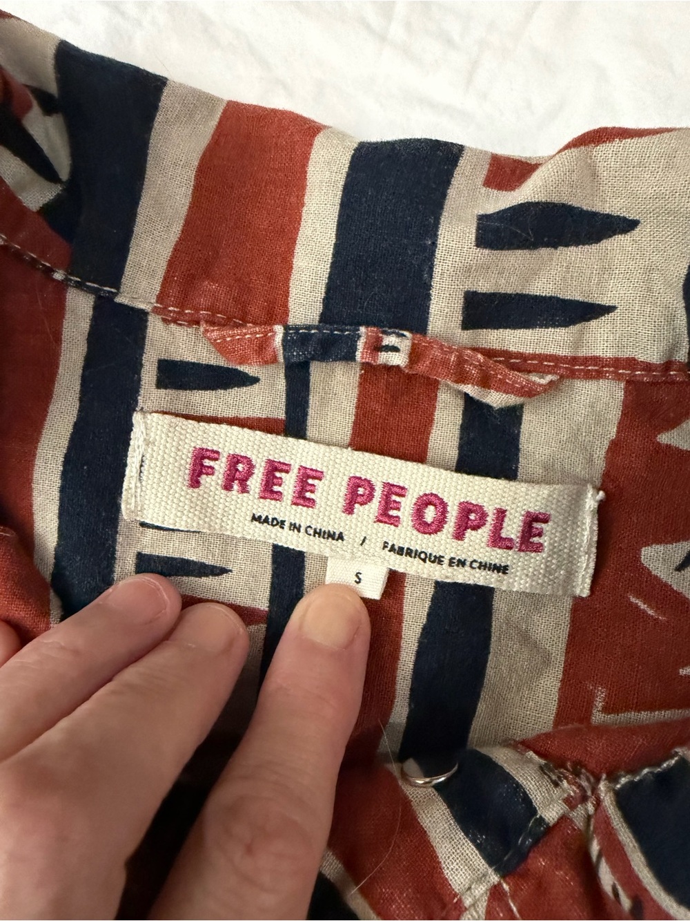 FREE PEOPLE Golden Nile‎ Jacket Shirt Aztec S - Picture 6 of 10